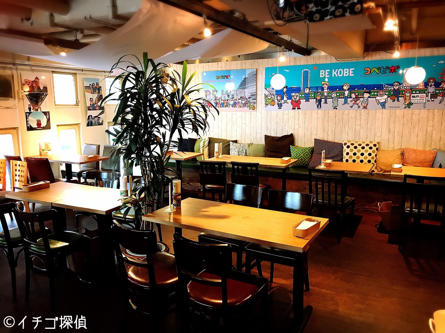 イチゴ探偵｜神戸「HANAZONO CAFE」でミミラテドーナツ＆フランボワーズのやわらかレアチーズケーキ！