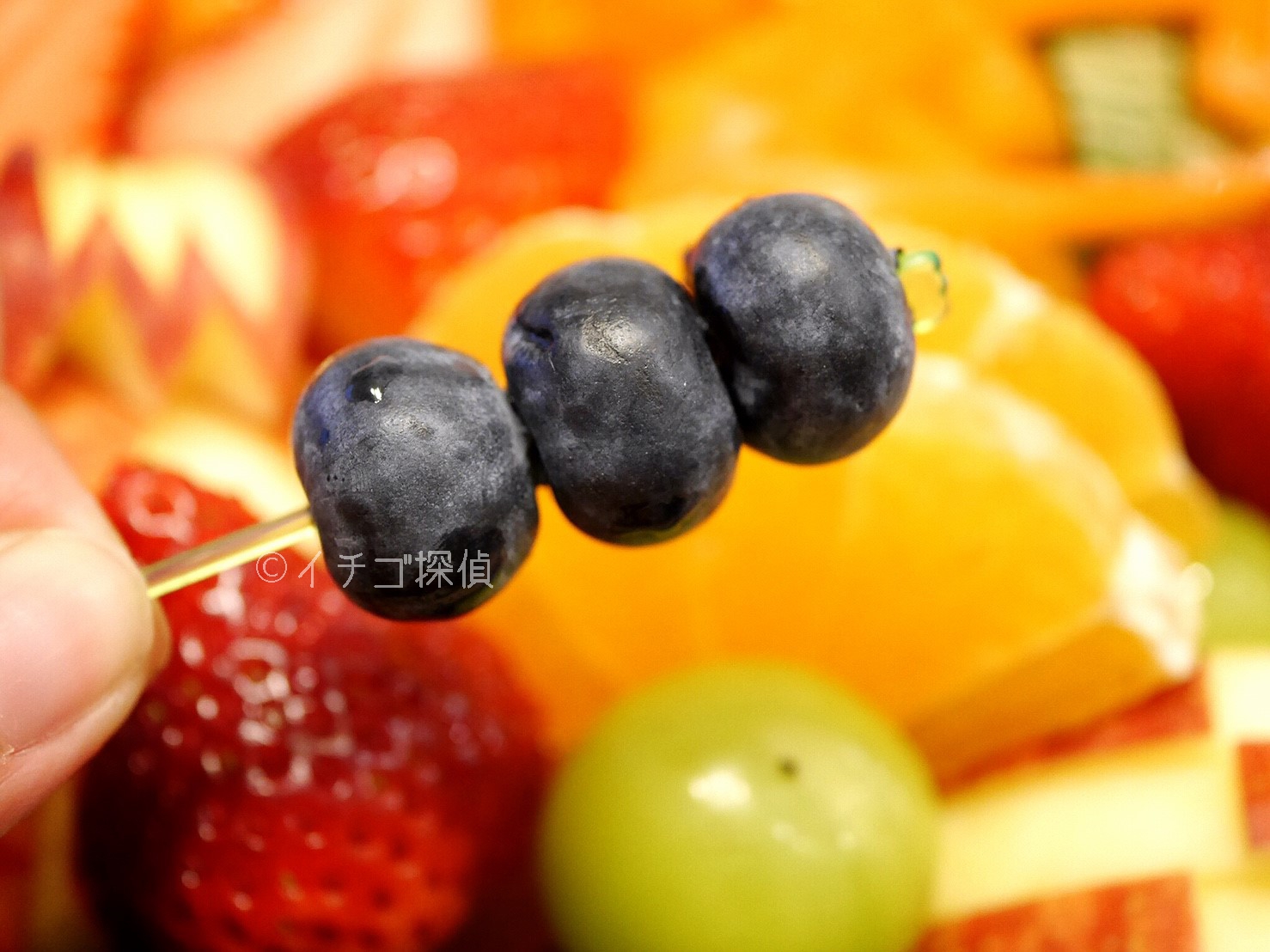 イチゴ探偵｜2018年のお正月はフルーツおせち！九州屋 東武池袋本店で和柄の市松模様が美しいリンゴと10種の果物