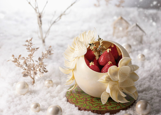 チョコ細工が素敵！ホテル阪急インターナショナルのプレミアム・クリスマスケーキ！