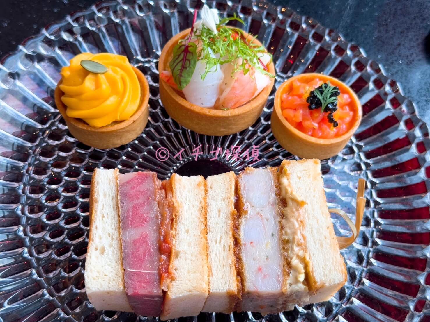 \実食/ヒルトン横浜でアフタヌーンティー「オーケストラ」Bar & Lounge Melodyでいちごアフタヌーンティー